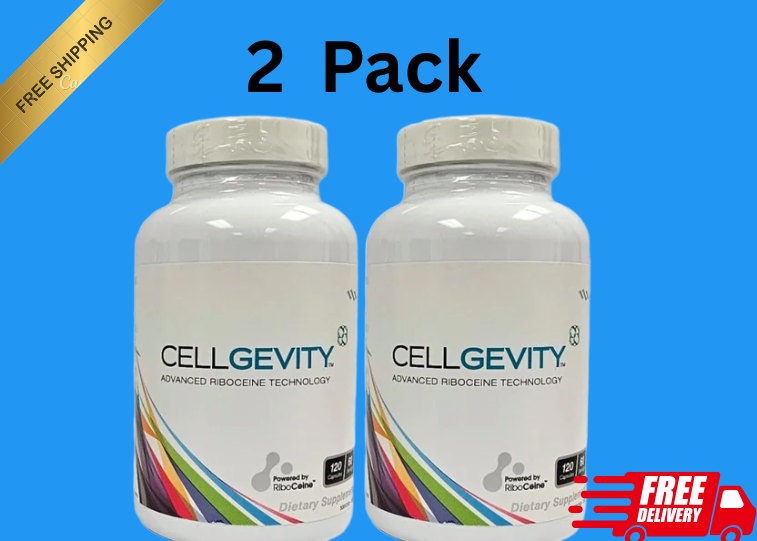 2 PACK CELLGEVITY by MAX INTERNATIONAL 1 X 120 CAPSULES
