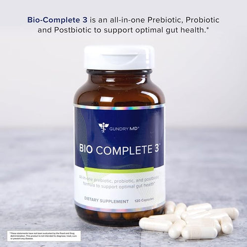 Bio Complete 3 - Gundry MD - Prebiotic, Probiotic, Postbiotic for Total Gut Health