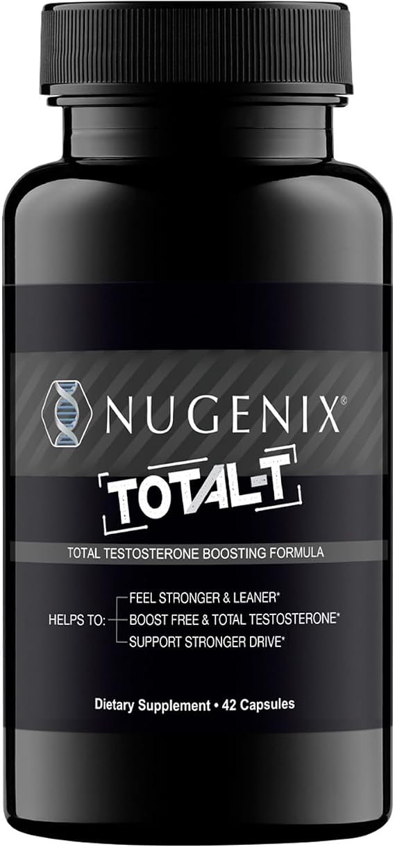 Nugenix Total-T, Free and Total Testosterone Booster for Men, 42 Count