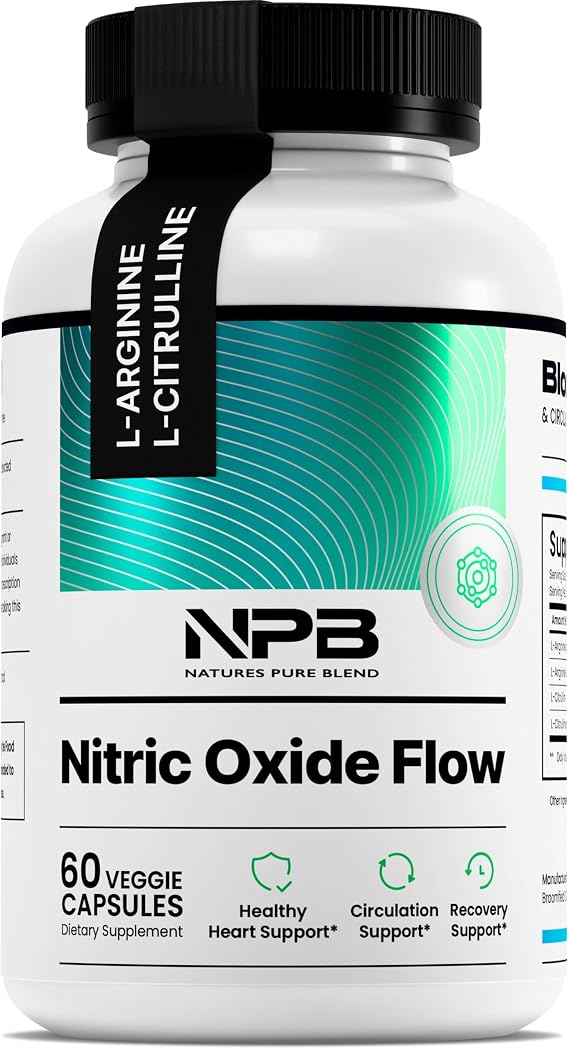 Nature’s Pure Blend Nitric Oxide – L-Arginine & L-Citrulline 1500mg