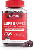 Humann SuperBeets Heart Gummies with CoQ10 & Pomegranate Berry – 60 Count