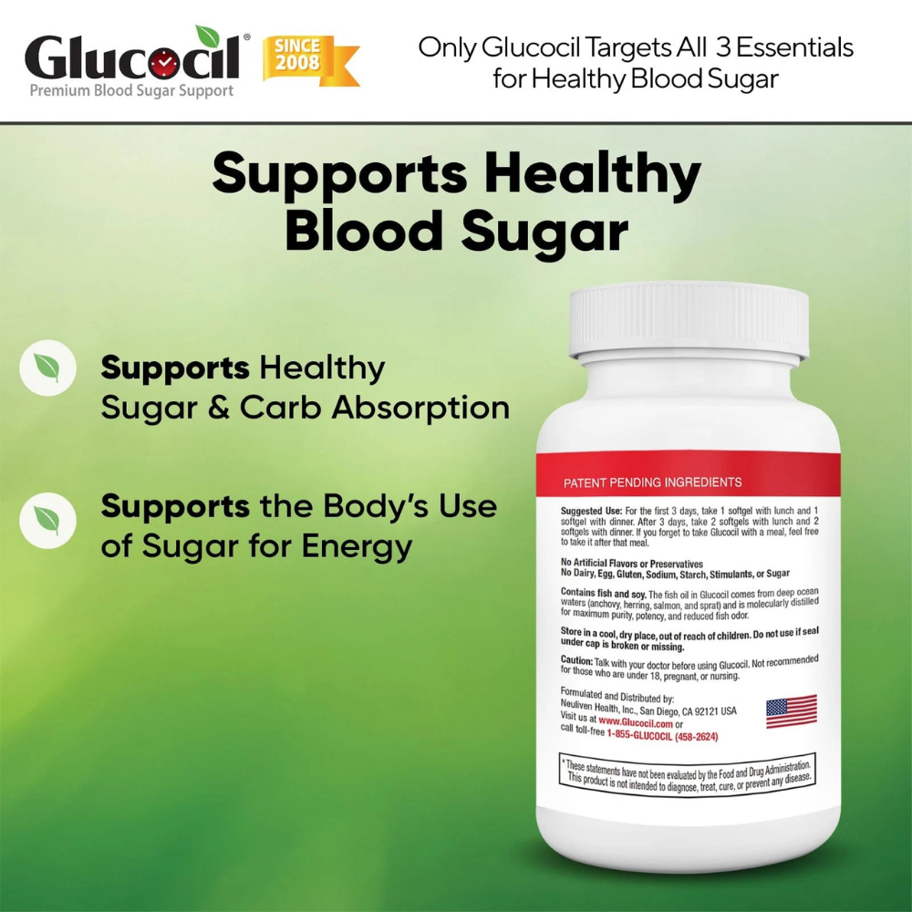 Blood Glucose Support Complex – Natural Herbal Blend with Berberine & Plant Extracts