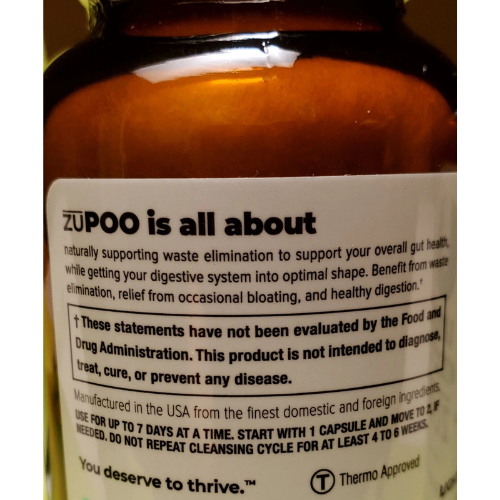 Umzu ZUPOO Colon Cleanse & Gut Support w Bentonite (easy 7 day protocol)