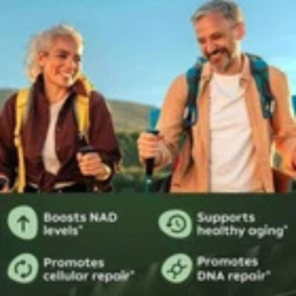 NAD+ Supplement for Anti-Aging Energy Focus & Nicotinamide Riboside Resveratrol