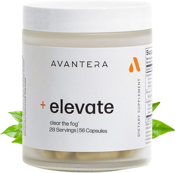 Elevate Premium Nootropic – Focus, Memory & Energy Support, 56 Pills