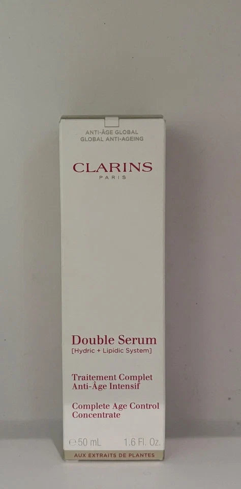 Clarins Double Serum 50ml Anti-Ageing + Lipidic System Authentic