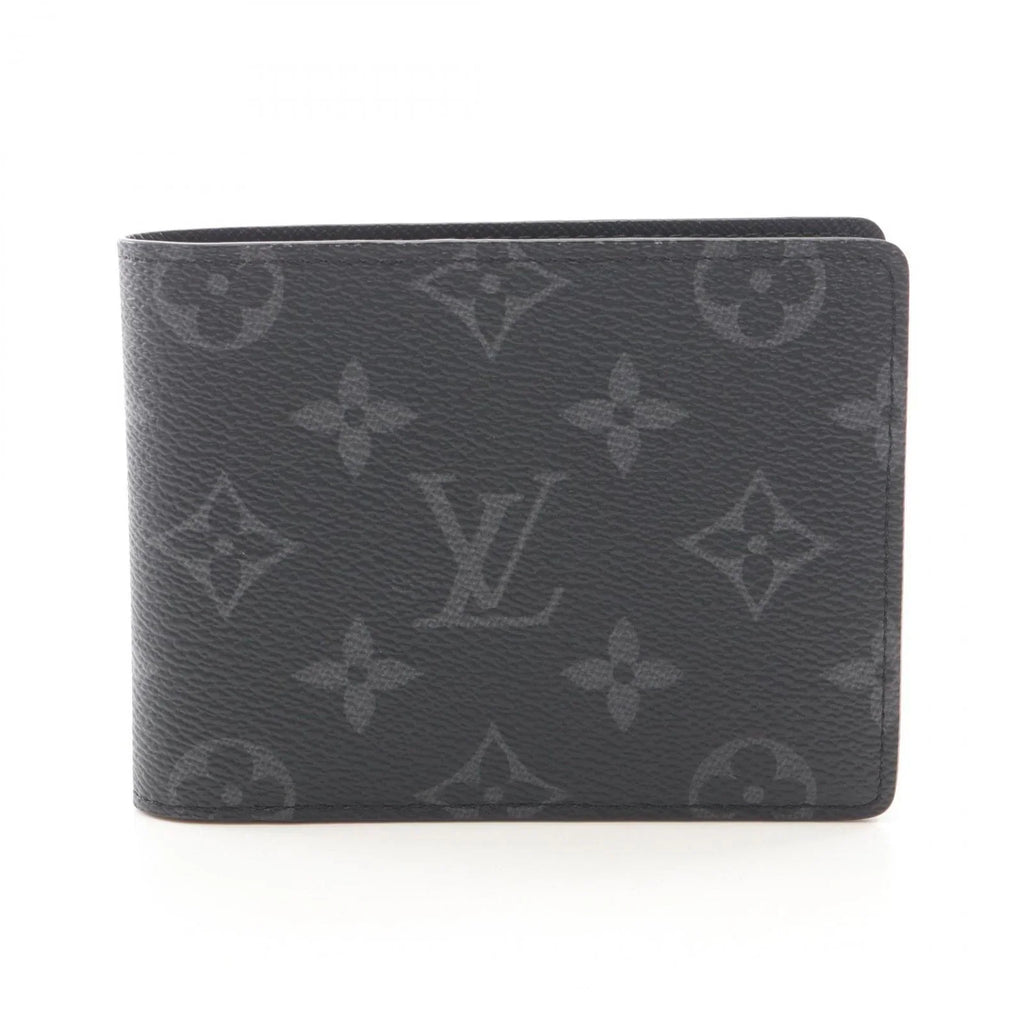 LOUIS VUITTON Portefeuille Multiple wallet M61695 Monogram eclipse Black LV