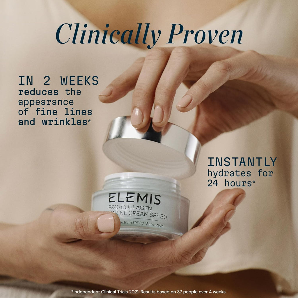 ELEMIS Pro-Collagen Marine Cream SPF 30 – Anti-Wrinkle Daily Facial Moisturizer 1.69 oz