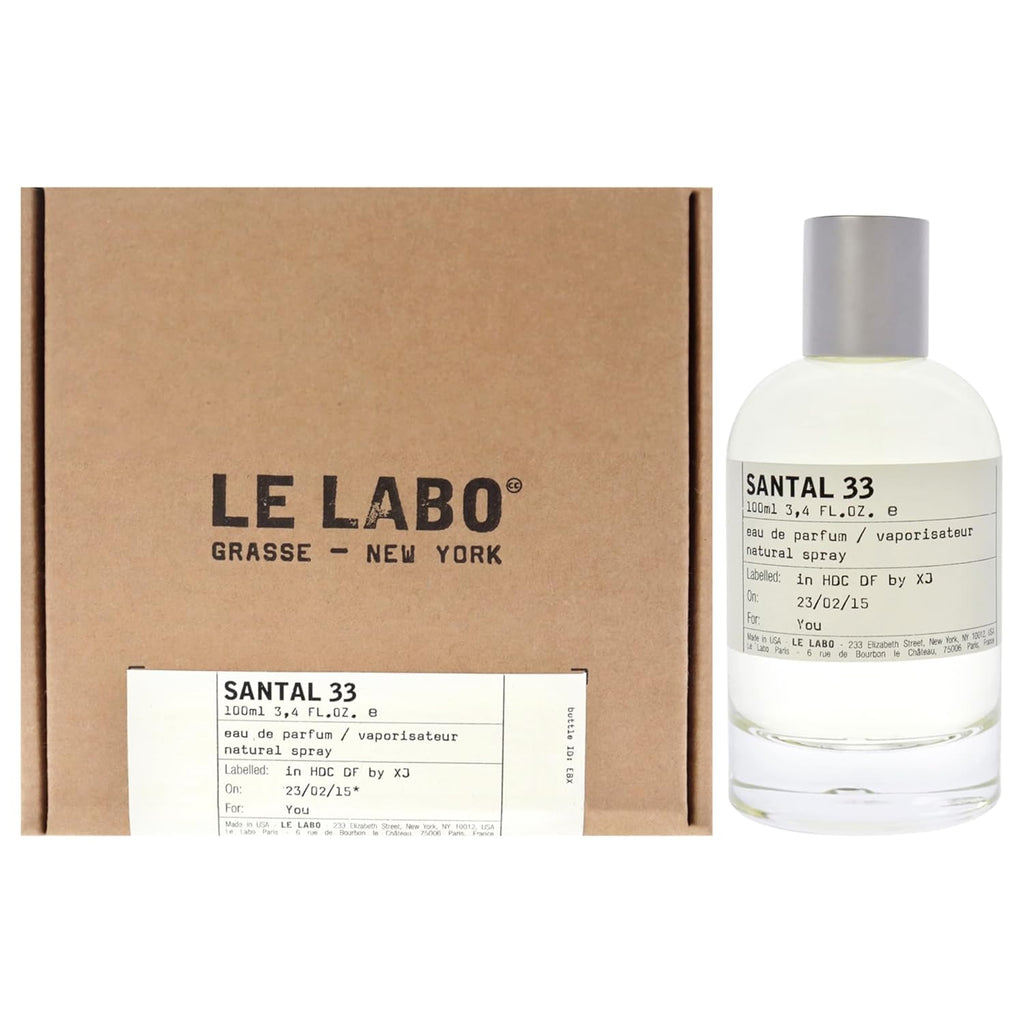 Le Labo Santal 33 Eau de Parfum for Unisex 3.4 oz – Woody Luxury Fragrance