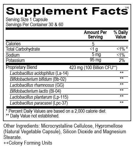 Ortho Biotic 100 Billion CFU - 60 Capsules
