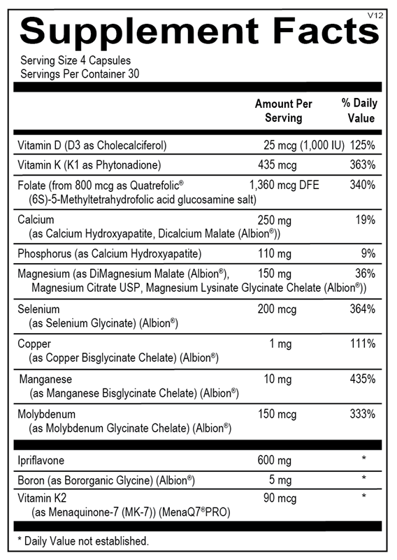 Osteoprev  Bone Health Support Supplement | 120 Capsules
