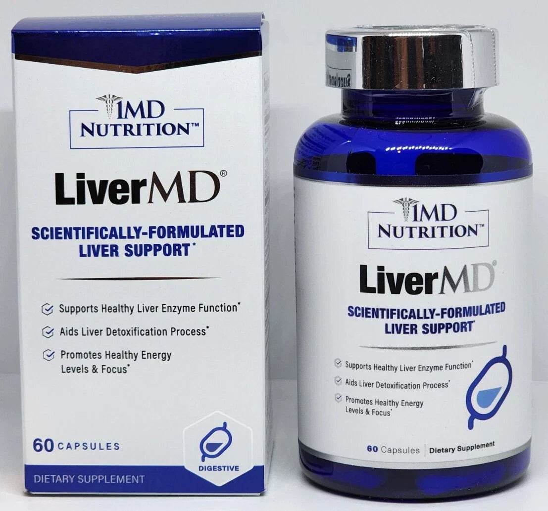 Liver Wellness & Detox Support Capsules – Daily Herbal Formula – 60 Count – Factory Sealed