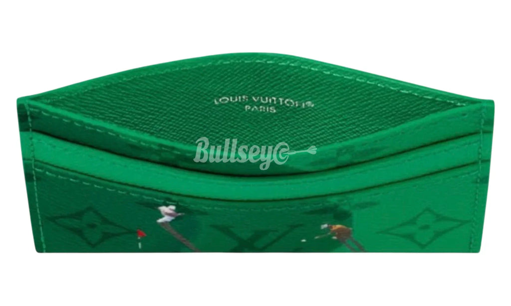 Luxury Green Golf Card Case – Premium Card Holder Style Wallet