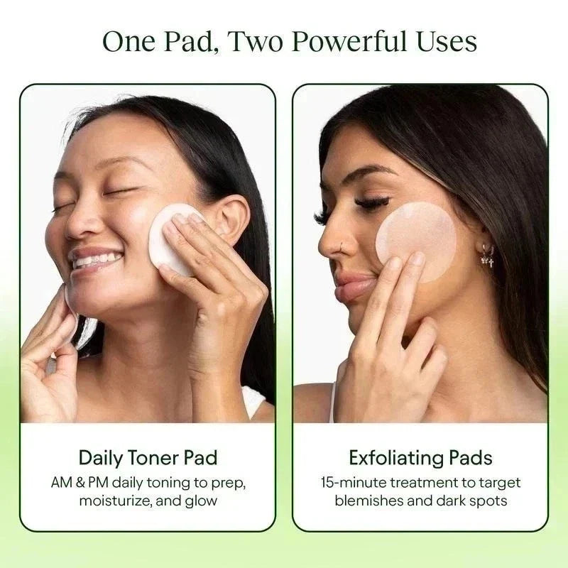 JIYU Korean Skincare Anti-Aging Toner Pads dark Spot Wrinkle Minimizing 100pads