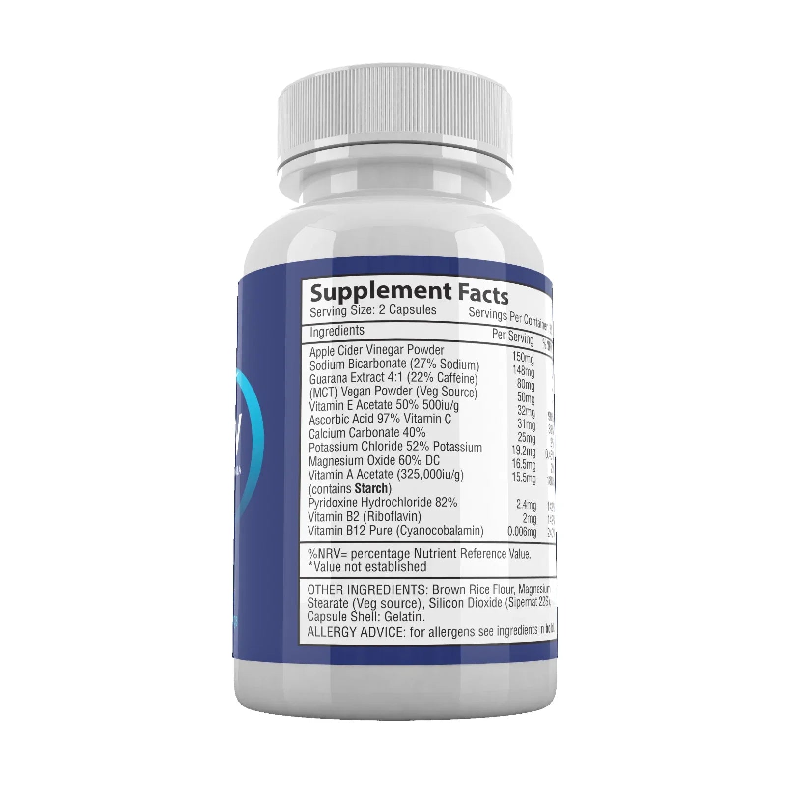Metabolic Support Supplement – Daily Energy & Wellness Formula – 60 Capsules (1 Month Supply)