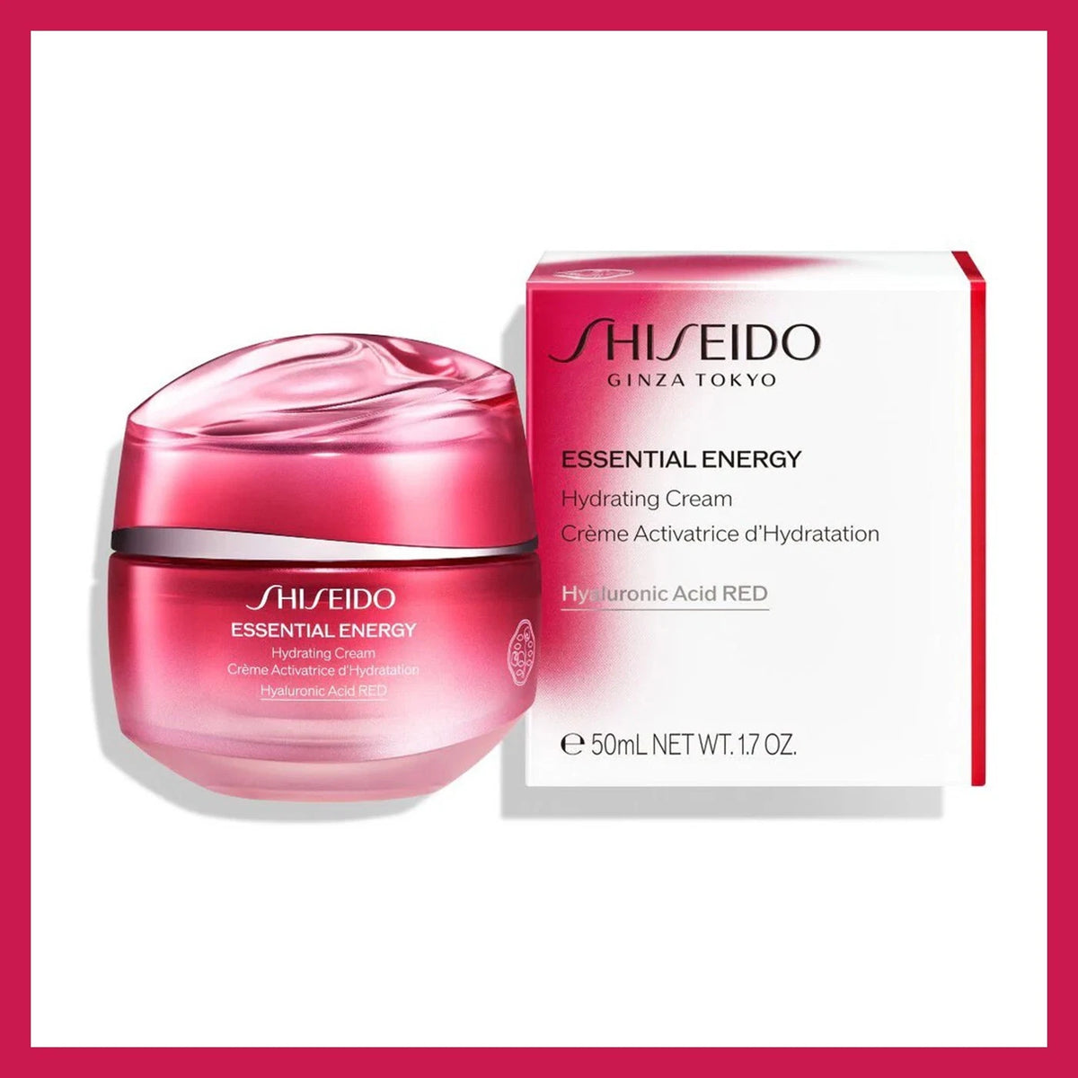 Shiseido Essential Energy Hydrating Cream 50ml / 1.7oz Hyaluronic Moisturizer