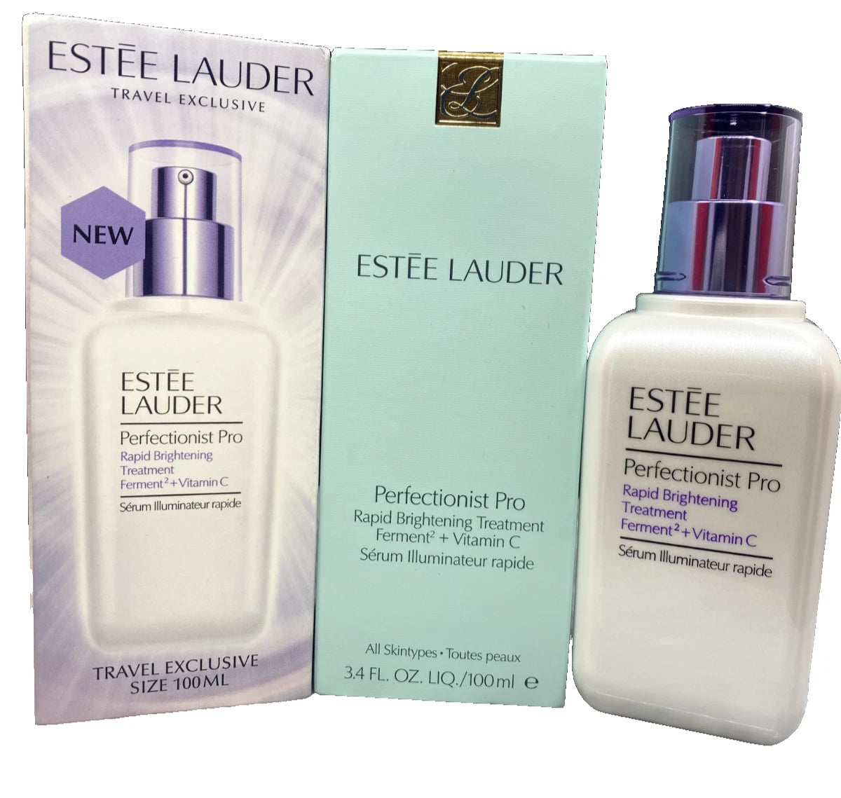 Estee Lauder Perfectionist Pro Rapid Brightening Treatment with Vit C 3.4 oz NIB