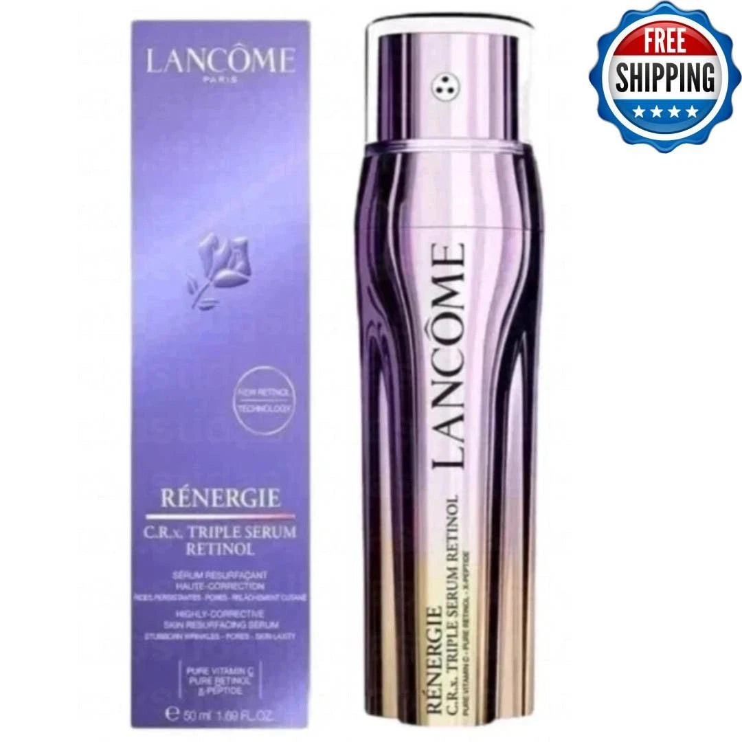 Lancome Renergie C.R.x Triple Serum RETINOL 1.7 oz / 50mL NIB & SEALED