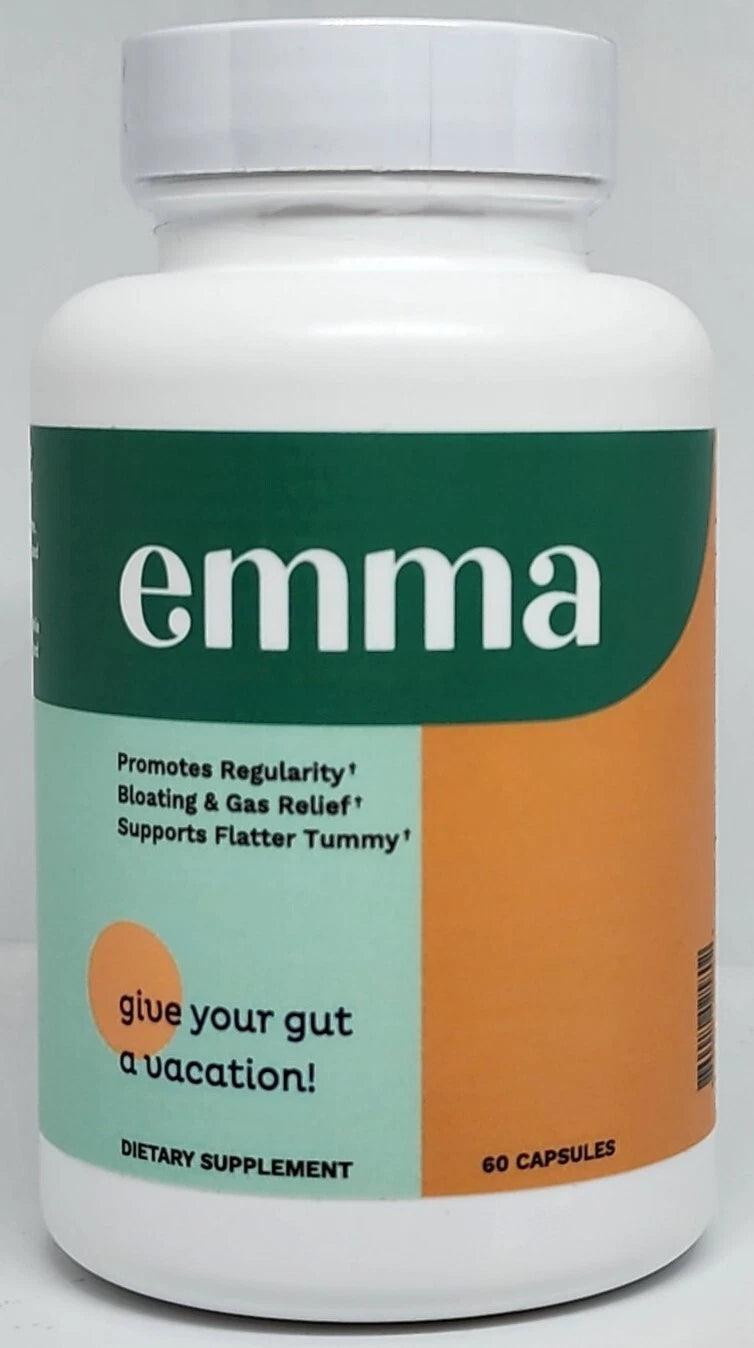 Emma Relief Supplement by Konscious Solution for Gut Health Issues 60 capsules