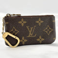 Louis Vuitton Monogram Pochette Clés Key Pouch Brown M62650
