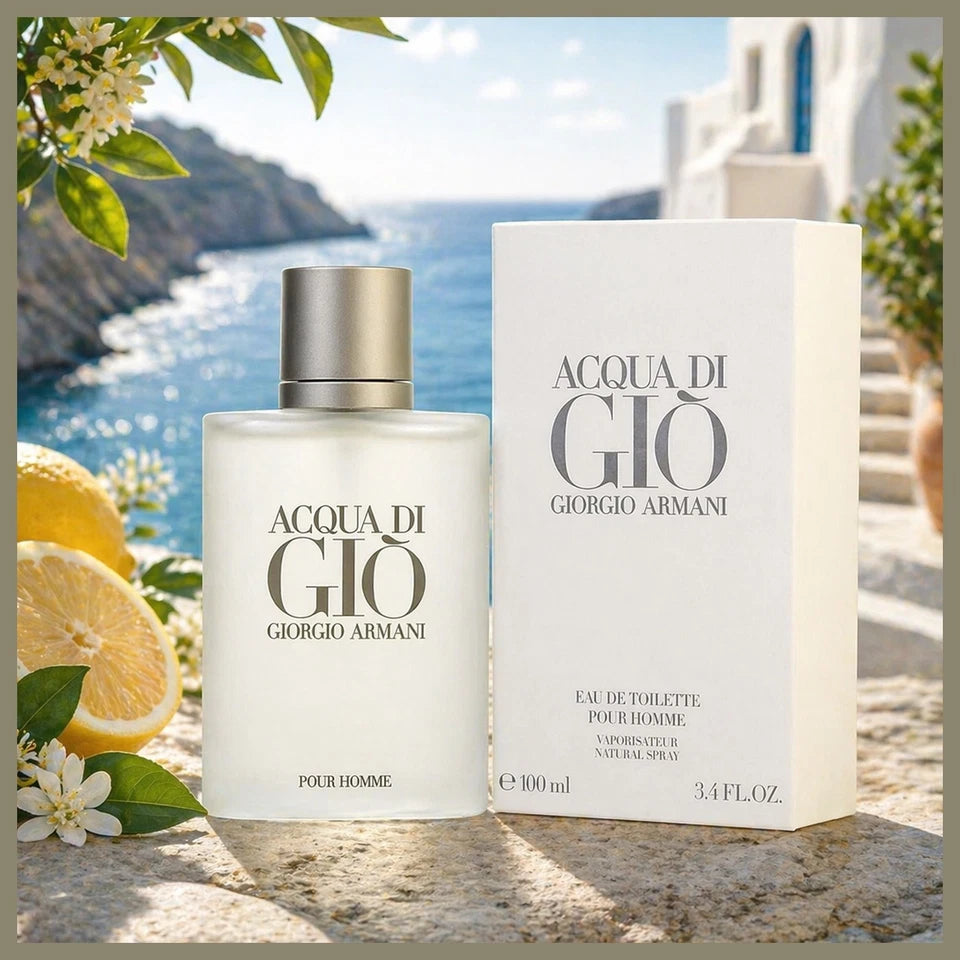Acqua Di Gio by Giorgio Armani EDT Men's Cologne 3.4 oz / 100ml - SEALED *