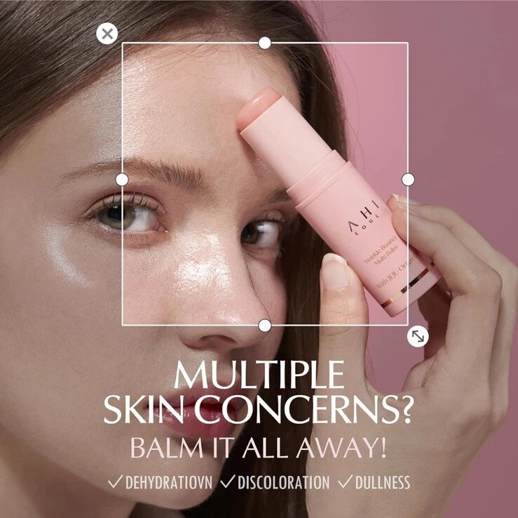 New KAHI Wrinkle Bounce Multi Balm 9g: Instant wrinkle care, Facial Serum Stick