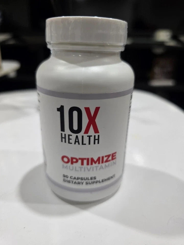 10X Health Optimize Methylated Multivitamin 90 Capsules free shipping.