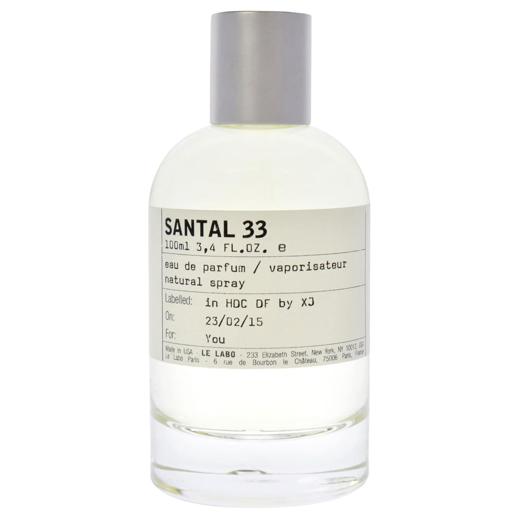 Le Labo Santal 33 Eau de Parfum for Unisex 3.4 oz – Woody Luxury Fragrance