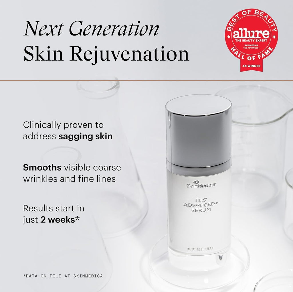 SkinMedica TNS Advanced+ Serum – Premium Anti-Aging Face Serum | 1 oz