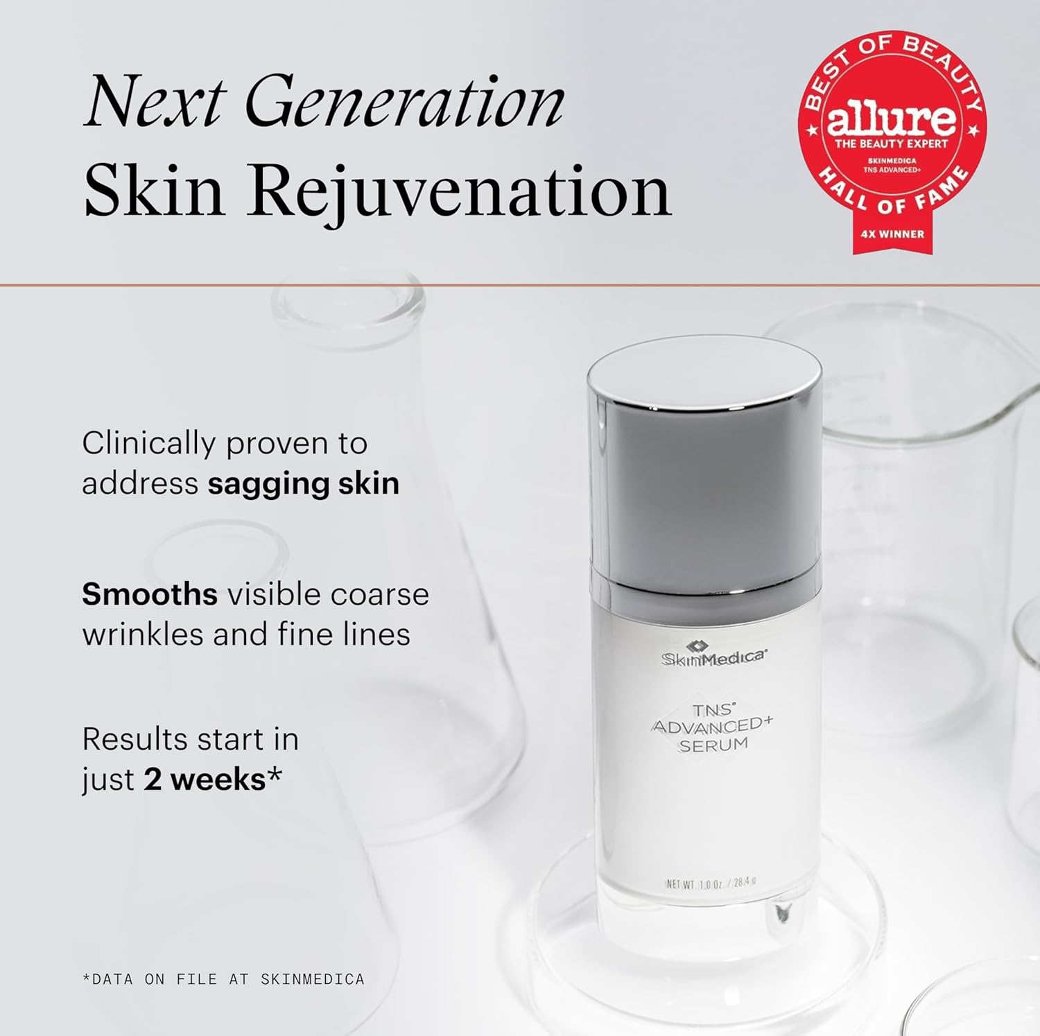 SkinMedica TNS Advanced+ Serum – Premium Anti-Aging Face Serum | 1 oz