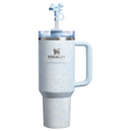 Stanley x LoveShackFancy Holiday Quencher H2.0 FlowState Tumbler 40 oz – Toscana Toile Alpine Blue
