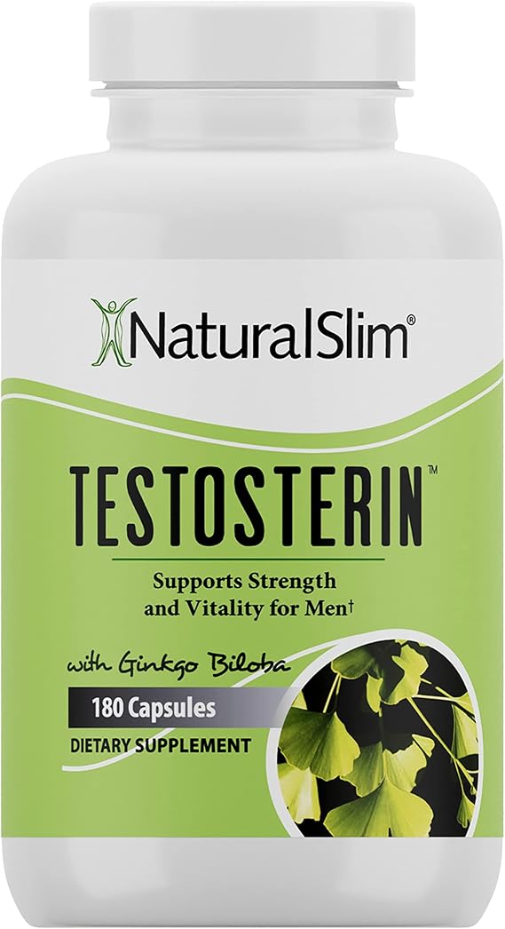Testosterone Support Supplement – Energy, Strength & Metabolism Formula | 180 Capsules